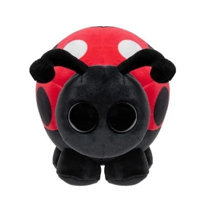 Immagine di Adopt Me! Peluche da collezione Coccinella Serie 3 stilizzazione in game ultra raro Giocattoli per bambini con il tuo animale preferito dai 6 anni su