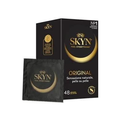 Immagine di SKYN Original, (48 pezzi) preservativi ultramorbidi senza lattice, compatibile con i nostri lubrificanti.