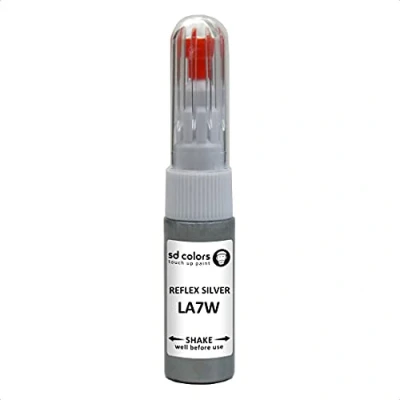 Immagine di SD COLORS REFLEX SILVER LA7W compatibile con VW/AUDI New Touch Up Paint Pen Kit di RIPARAZIONE 20 ML GRAFFI SPAZZOLA (JUST Paint)