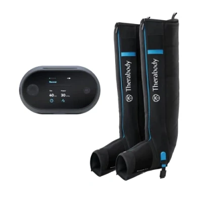 Immagine di Therabody RecoveryAir PRO Stivali da massaggio ad aria per piedi e gambe a compressione completamente personalizzabili la circolazione il recupero atletico (medium)