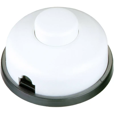 Immagine di interBär Interruttore A pedale Bianco 1 x Off / On 6 pz.
