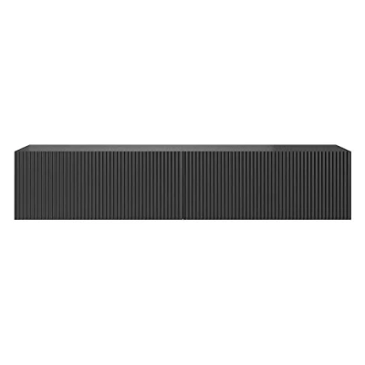 Immagine di Selsey Veldio Lowboard TV, con frontale fresato, larghezza 175 cm, 5903025898865, x 31,6 30, nero