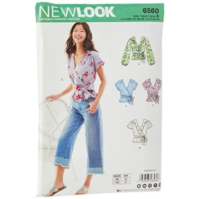 Immagine di New Look Cartamodello per Cucito, Carta, Bianco, Multicolour