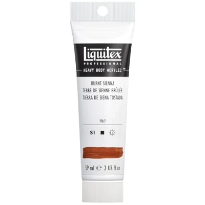 Immagine di Liquitex 1045127 Heavy Body Colore Acrilico Professionale Denso, ad Alta Viscosità, Marrone (Siena Bruciata), 59 ml