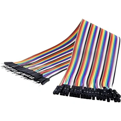 Immagine di Renkforce JKMF403 Cavo jumper Arduino, Banana Pi, Raspberry Pi [40x spina 40x presa jumper] 30.00 cm Colorato
