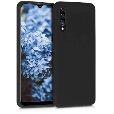 Immagine di kwmobile Custodia Compatibile con Samsung Galaxy A30s Cover Back Case per Smartphone in Silicone TPU Protezione Gommata nero matt