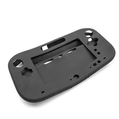 Immagine di vhbw custodia protettiva, case compatibile con Nintendo Wii U Gamepad console di gioco, controller silicone, nero