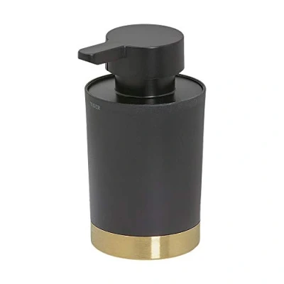 Immagine di Tiger Tune Dispenser per Sapone Liquido Indipendente, ABS, Ottone Spazzolato, Nero, 6.8 x 12.4 8.3 cm
