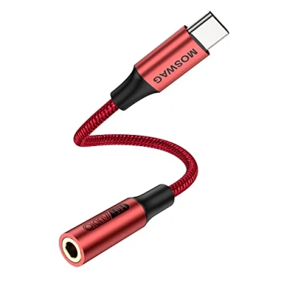 Immagine di Adattatore jack per cuffie da USB C a 3,5 mm, cavo dongle audio Aux compatibile con Pixel 6 5 4 3 2 XL, Samsung Galaxy S22 S21 S20 Ultra S20+ Note 20 10 S10 S9 Plus iPad Pro