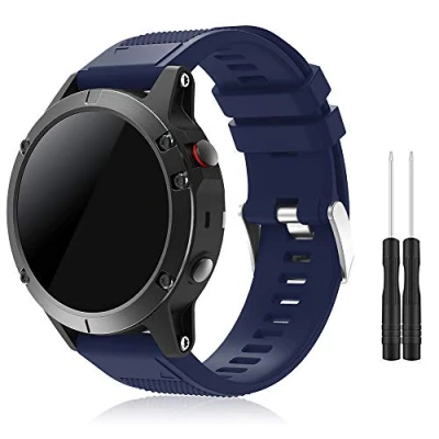 Immagine di TOPsic Fenix 5 Cinturino, Braccialetto Morbido di Ricambio in Silicone per / Forerunner 935 Plus/Fenix 6/Fenix 6 PRO/Fenix 7/Fenix 7 Solar/Fenix Sapphire Solar