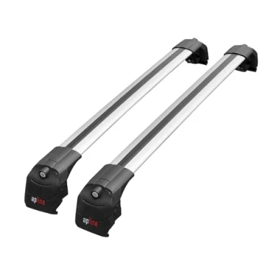 Immagine di apline Compatibile con Nissan Qashqai 3 (J12) 2022 2024 ACE 2 Barre Tetto Portapacchi Auto Portatutto Grigo Alluminio