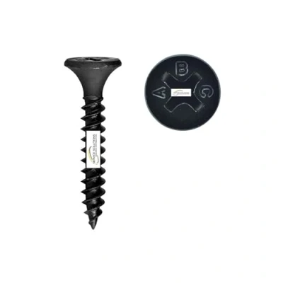 Immagine di VITE AUTOFILETTANTE FOSFATATA NERA 3,5X25 mm. (1.000 pz.) per cartongesso,a testa svasata autofilettanti, filettatura fine, punta affilata, gesso cartongesso su profilo in acciaio