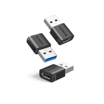 Immagine di UGREEN Adattatore USB a Tipo C 3 Pezzi 10Gbps Convertitore Maschio Femmina 3.2 Compatibile con iPhone 14 Plus Pro Max CarPlay MacBook iPad