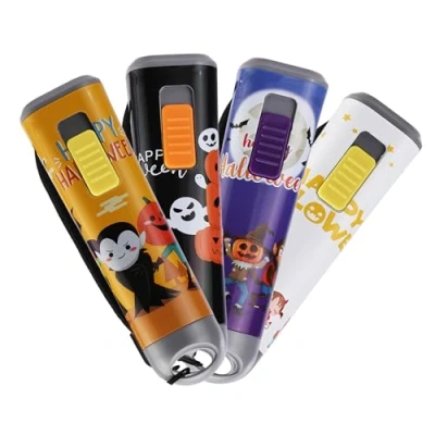 Immagine di EverBrite 4 Pezzi torcia per bambini con cavo, piccola a LED 1W 3 batterie AAA, regali