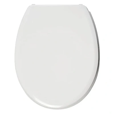 Immagine di Wirquin 20720284 Sedile copri WC Melody, con cerniere in plastica, colore: Bianco