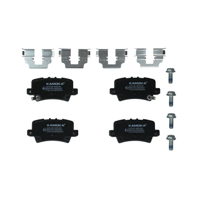 Immagine di KAMOKA JQ101261 Kit pastiglie freno Assale posteriore con segnalatore acustico usura accessori HONDA: CIVIC 8 Hatchback, 9