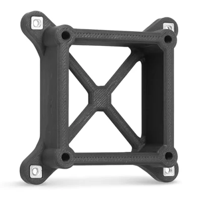 Immagine di 3IDEE Adattatore VESA compatibile con monitor Samsung (C27HG70, C27UG70, C27UG70QQ, C27UG70QQU, C32HG70) Attacco 75x75 mm per senza opzione di montaggio