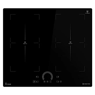 Immagine di KKT KOLBE Piano cottura Induzione 59 cm 8,2 kW 4 zone di 9 livelli potenza due flessibili Riscaldamento rapido IH85904FZ