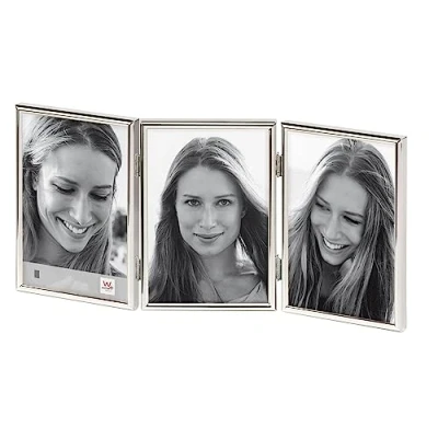 Immagine di walther design Cornice argento 3x 13x18 cm Chloe per Ritratto WD338S