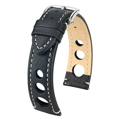 Immagine di HIRSCH Cinturino per orologio unisex, realizzato in vitello di bufalo modello Rally 22 mm
