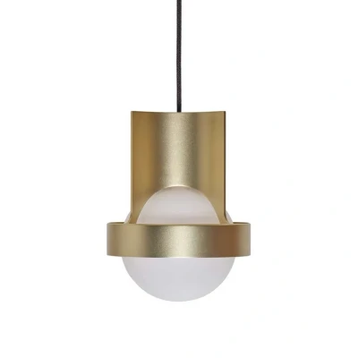 Immagine di Lampada a sospensione Tala Loop Large, alluminio, globo LED, oro