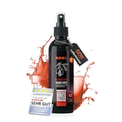 Immagine di ADBL Magic Mist (200 ml) Deodorante per auto un Profumo duraturo nel veicolo o a casa Goji Berries tonificante con nota fruttata Spray profumato compatto una