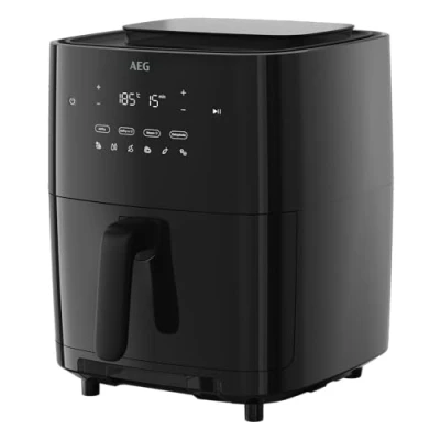 Immagine di AEG AAF7SB Friggitrice ad aria calda, 90% in meno di grassi, 10 programmi, 40 200 C, cottura a vapore/disidratazione, 6,9 l/lavabile lavastoviglie, temperatura e tempo preimpostati/richiesta