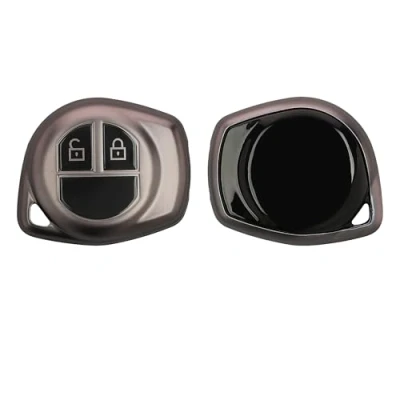 Immagine di kwmobile Custodia Compatibile con Suzuki 2 Tasti Keyless Go Cover Chiavi Auto Protezione Copri Telecomando Copertina Chiave Copertura Gommata Silicone TPU