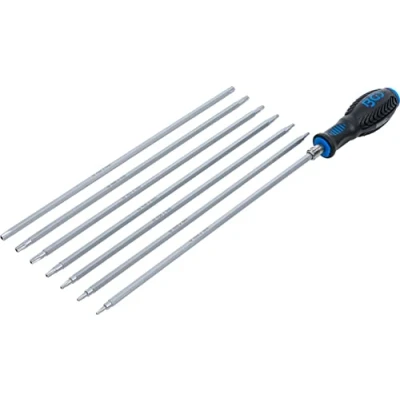 Immagine di Juego de destornilladores con puntas intercambiables perfil en T (para Torx) / Star Torx Plus) 8 piezas