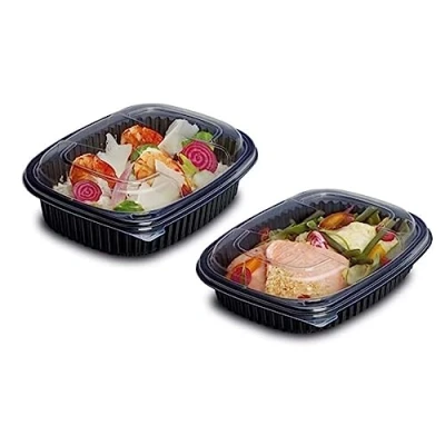 Immagine di MAQA 40 pz Contenitori plastica con Coperchio per Alimenti 1250 ml, asporto ermetici