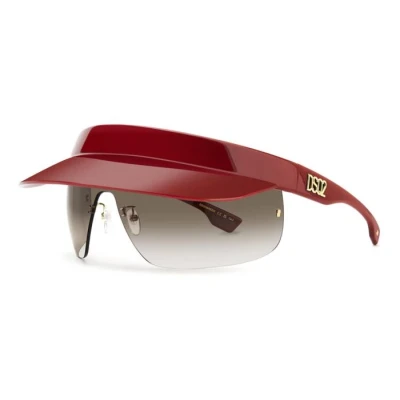 Immagine di Lunettes De Soleil Dsquared2 D2 0139/s Col. C9a/ha Unisexe Masque Rouge