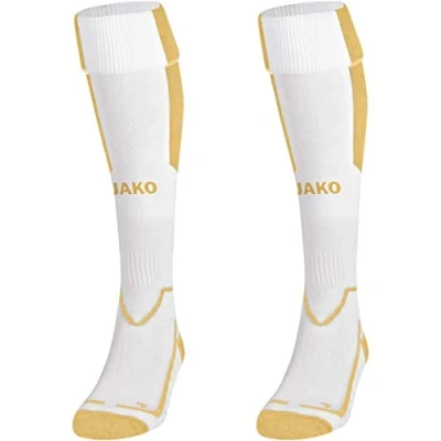 Immagine di Jako Calzine da calcio Lazio Unisex, Multicolore (Bianco/Oro), 5(43 46)