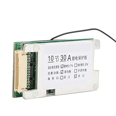 Immagine di Elprico Protection Board, 10S 36V 30A Li ion 18650 Batteria Protezione BMS Scheda PCB con funzione di bilanciamento