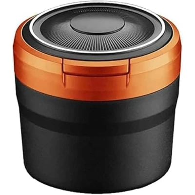 Immagine di gongxini Auto Posacenere per Opel OPC Astra Insignia Corsa Mokka Vectra Adam Crossland X Meriva Grandland,Staccabile Portatile con Coperchio Accessori,C Orange