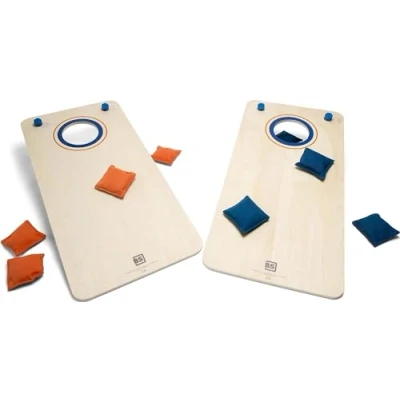 Immagine di BS Toys Cornhole gioco di lancio borse, per 8 anni e più, coordinamento all&#039;aperto, 2 tavole multicolore, 30 x 60 0,9 cm