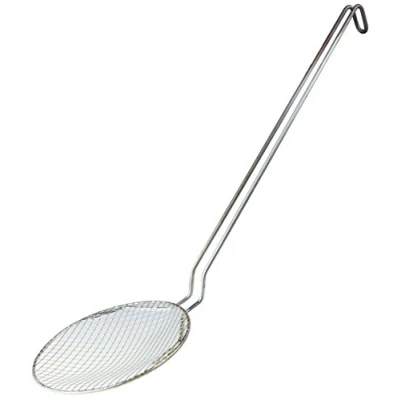 Immagine di Pentole Agnelli Linea Acciaio Schiumarola, Filo Stagnato, Argento, 20 cm