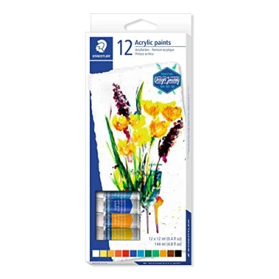 Immagine di Staedtler 8500 C12 Karat vernice acrilica, colore multicolore (confezione da 12)