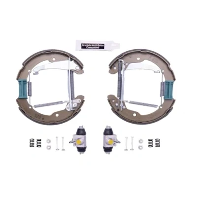 Immagine di HELLA Shoe Kit Pro 8DB 355 005 251 freno, Freno a tamburo con cilindretto regolatore/attuatore SKODA: Octavia 1 Combi