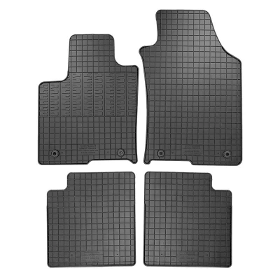 Immagine di AutoStyle CK RLN01 Set tappetino Gomma piena anteriore e posteriore 4 nero LANCIA: Ypsilon III