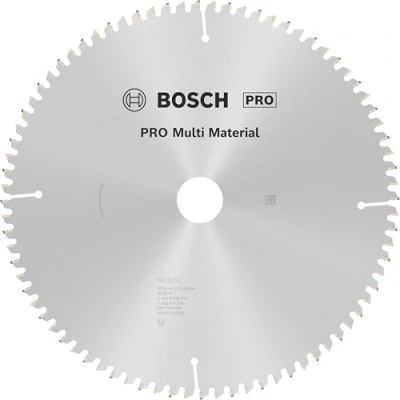 Immagine di Bosch Accessories Multi Material 2608641204 Lama circolare in metallo duro 260 x 30 3.2 mm Numero di denti: 80 1 pz.