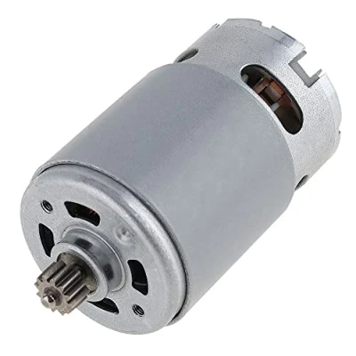 Immagine di Umwhcw Motore a corrente continua RS550 12V 19500 min velocità, 11 denti e ingranaggi coppia per trapano elettrico/cacciavite