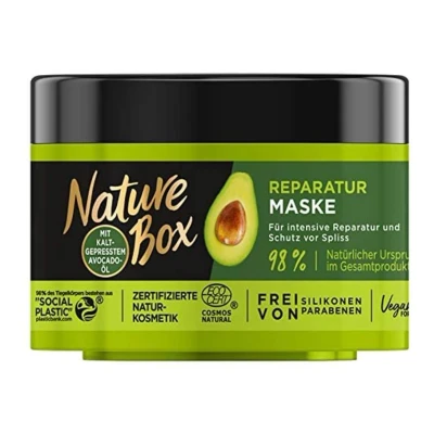 Immagine di Nature Box Riparazione maschera olio di avocado cura, 200 ml