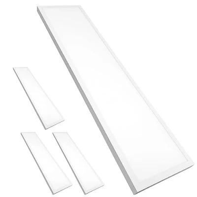 Immagine di LED ATOMANT Confezione da 4 Pannello Soffitto 120x30cm 48W, CCT (Selettore di Colore Bianco Caldo, Neutro e Freddo), 5000 Lumen, Driver incluso