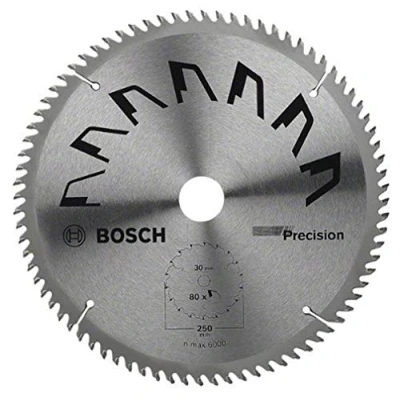 Immagine di Bosch Accessories Precision 2609256882 Lama circolare in metallo duro 250 x 30 mm Numero di denti: 80 1 pz.