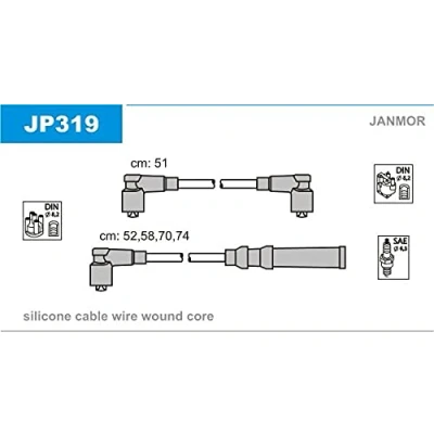 Immagine di JANMOR JP319 Kit Cavi Accensione