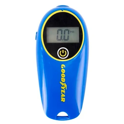 Immagine di Goodyear Manometro digitale per pneumatici ricaricabile 4 unità di misura automatiche PSI, BAR, KPA e Kgf/cm².
