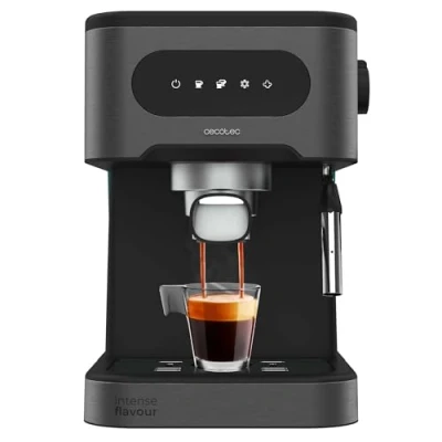 Immagine di Cecotec Macchina da Caffè Espresso Power 20 Coldbrew. e Cappuccino, Freddo, Bar di Pressione, Beccuccio Vapore Orientabile. Qualità Professionale A Casa.