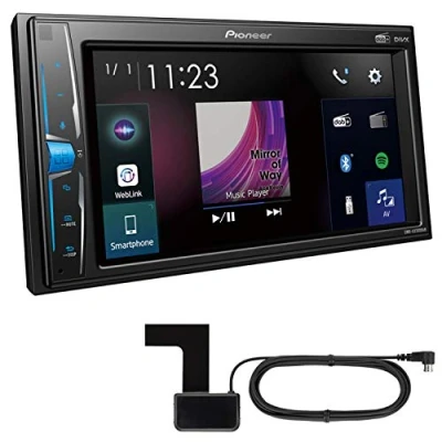 Immagine di Pioneer DMH A3300DAB Lettore multimediale 2 DIN, touchscreen ClearType da 6,2 pollici, connessione smartphone, USB, radio digitale DAB/DAB+, WebLink, Bluetooth