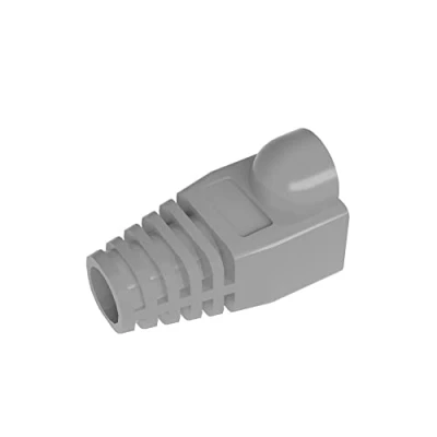 Immagine di VIVOCH 50 Pcs Cat5 Cat5E Cat6 Strain Relief Boot, RJ45 Plug Connector Cover Modular Network Cap Cable Boots, Grey