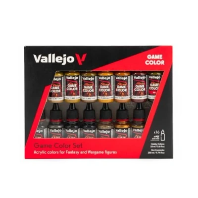 Immagine di Vallejo Game Color Set 72189 Leather &amp; Metal (16x18ml)